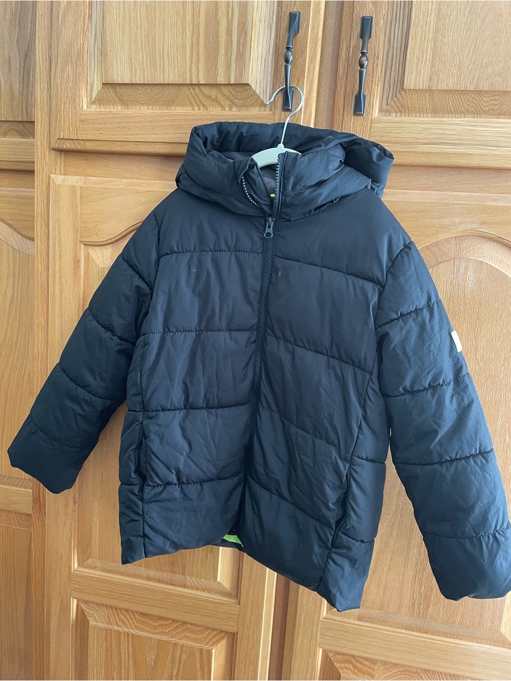 GAP Kids Warmest Puffer Jacket in Black size Small